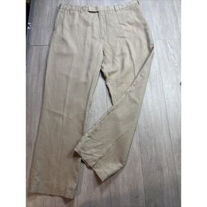 Polo Ralph Lauren Men's Dress Pants Chino Linen Beige Trousers Size 40 40x31